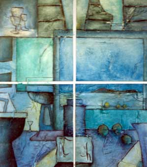 Blue Interior