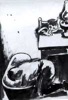 "Miner Bathing"