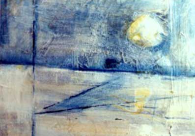 Moon. Blue-Square