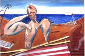 "Beach scene"